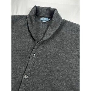Vintage Polo Ralph Lauren Knit Button Front Shawl Cardigan Men’s XL Cotton Blend